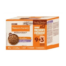NV Cat Saquetas Humidas Multipack Frango E Peru 12x85gr NV Cat Saquetas Humidas Multipack Frango E Peru 12x85gr